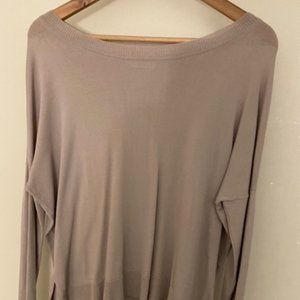 Aritzia Taupe Long Sleeve Top